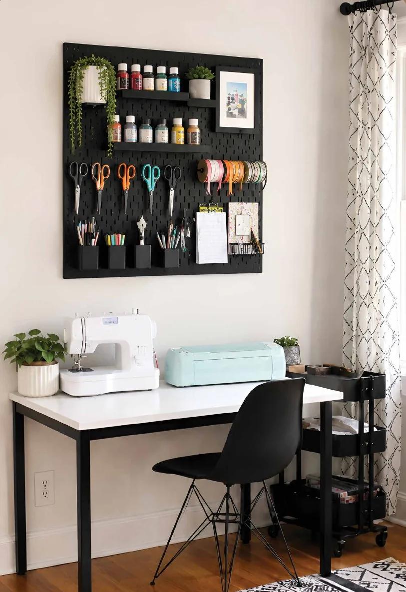 Home pegboard setup
